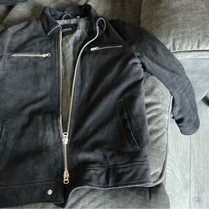 Women's Black Suede Jacket
